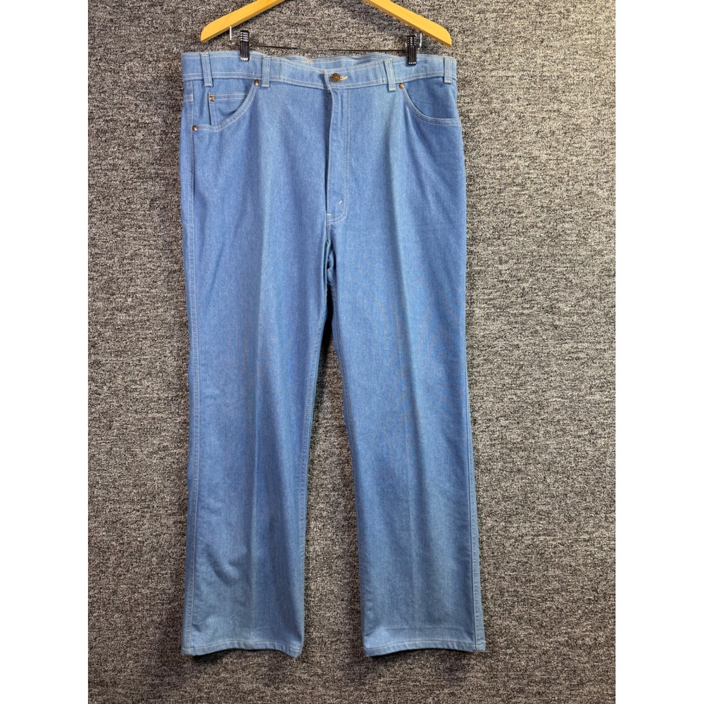 Vintage Levis With A Skosh More Room Jeans Orange Tab USA Light Wash 42x30